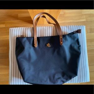 Ralph Lauren black tote bag